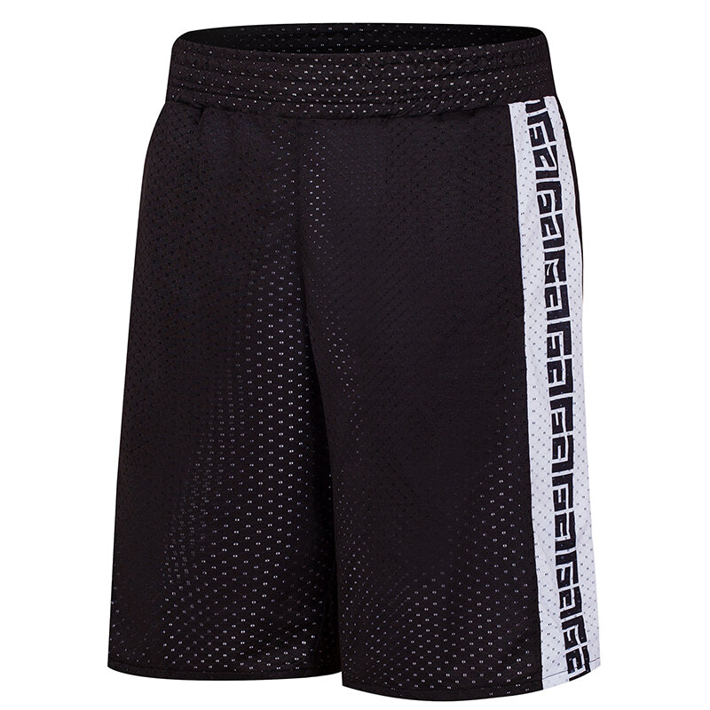 Cody lundin confortável sportwear calças de basquete com malha de poliéster textura respirável calções secos rápidos