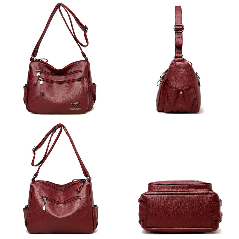 High Quality Pu Leather Shoulder Bags for Women 2021 Luxury Fashion Casual Women's Designer Crossbody Bag Sac Epaule