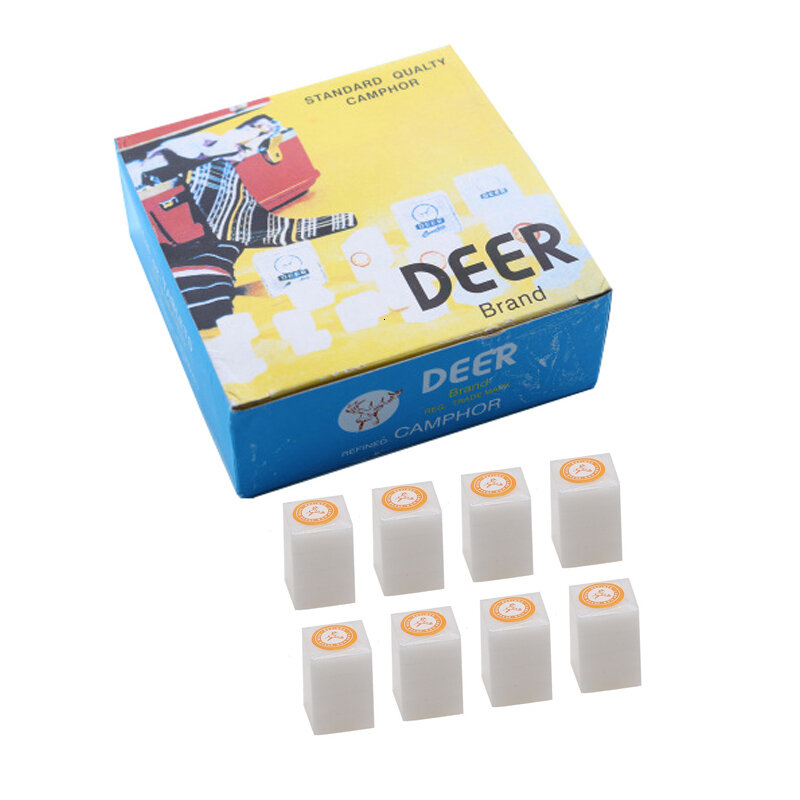 Deer-Tabletas de alcanfor refinado, pastillas transparentes y sin humo, para uso como repelente de insectos o para propósitos religiosos, comprimidos de 454g