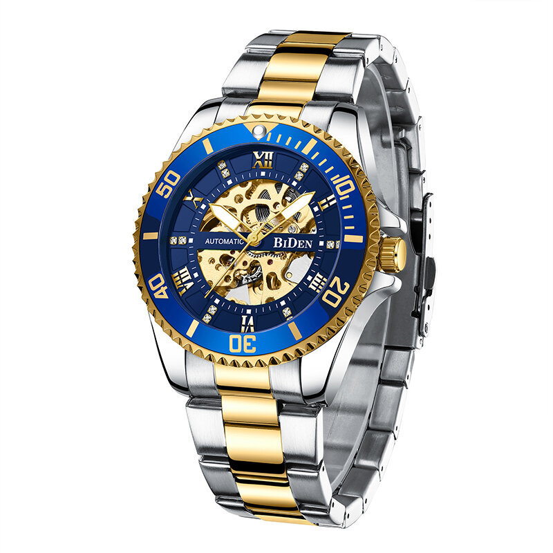 Adiden-メンズウォッチ,メカニカル腕時計,ファッション,メンズ腕時計,耐水性,ハードレックスミラー