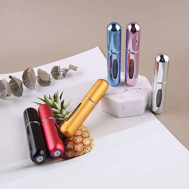 Botol Semprot Parfum Mini Isi Ulang 5Ml Alat Semprot Aluminium Botol Parfum Wadah Kosmetik Perjalanan Portabel Harga Murah