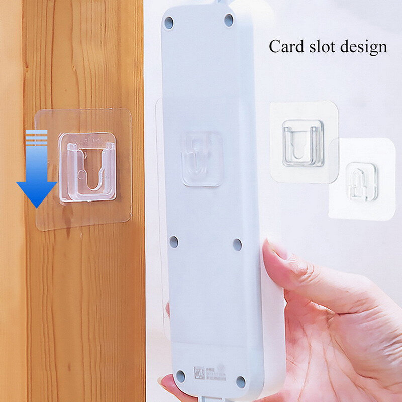 Home Double-sided Adhesive Wall Hooks Wall Hooks Hanger Strong Transparent Suction Cup Sucker Wall Storage Holder