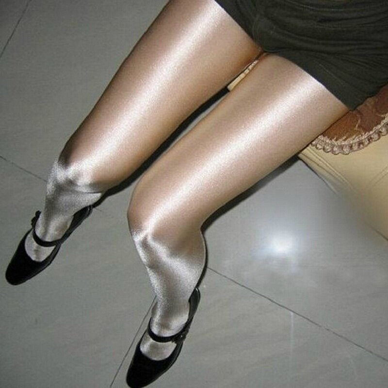 2022 newSilver onion pearl light ultra-thin beautiful legs bright stockings glass crystal satin pantyhose anti-snaking hot girl