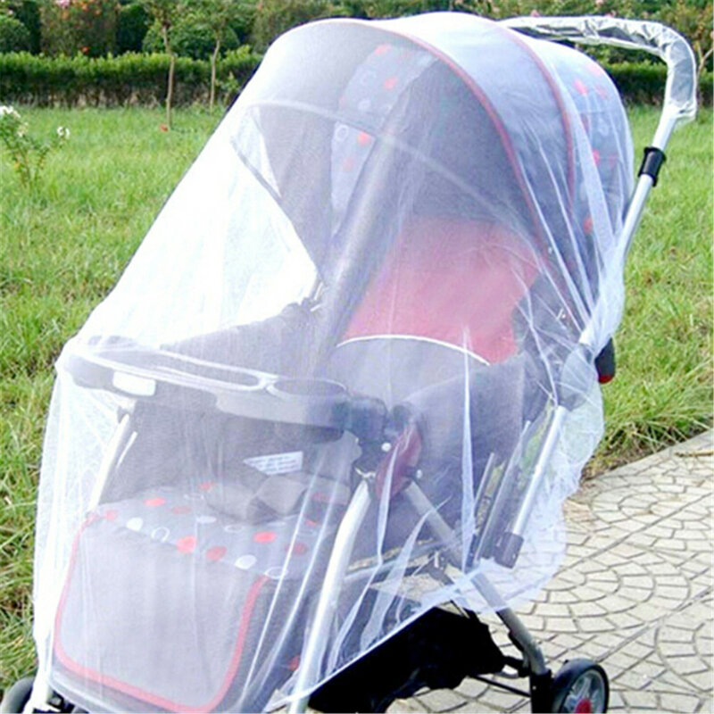 2018 nowy noworodek maluch niemowlę wózek dziecięcy Crip siatki wózek moskitiera sieć na owady bezpieczna siatka biała