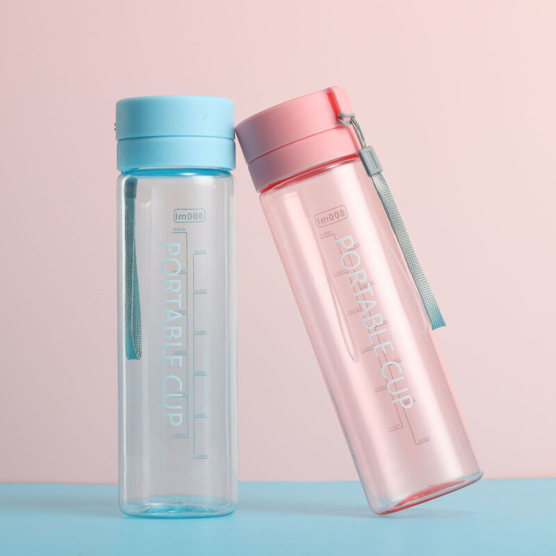 Новая прямая матовая пластиковая чашка USSC, подарок для студентов и пар, чашка для воды, необычная портативная пластиковая чашка, бутылка для...