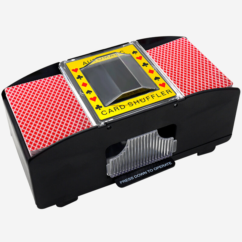 셔플 머신 보드 게임 포커 게임 카드 2-6 데크 전기 자동 게임 파티 엔터테인먼트 및 카드 셔플 에센셜