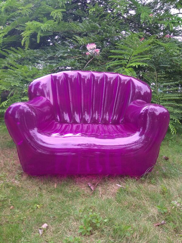 Pokój dzienny dwuosobowa Sofa dmuchana nadmuchiwana leżanka składane meble królewskie wytrzymała kanapa/krzesło do wewnątrz/użycie na zewnątrz