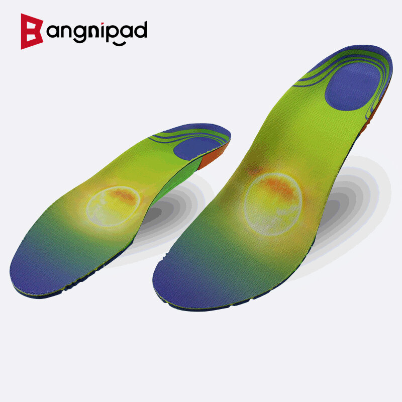 Bangnipad conforto palmilhas enfermagem reabilitação respirável almofadas de sapato arco suporte choque absorver sola para pés inserções