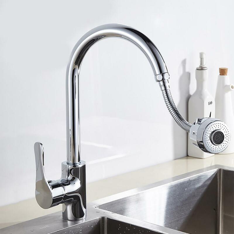 360 Graden Flexibele Nozzle Uitloop Waterbesparende Kitchen Sink Kraan Kraan Extender