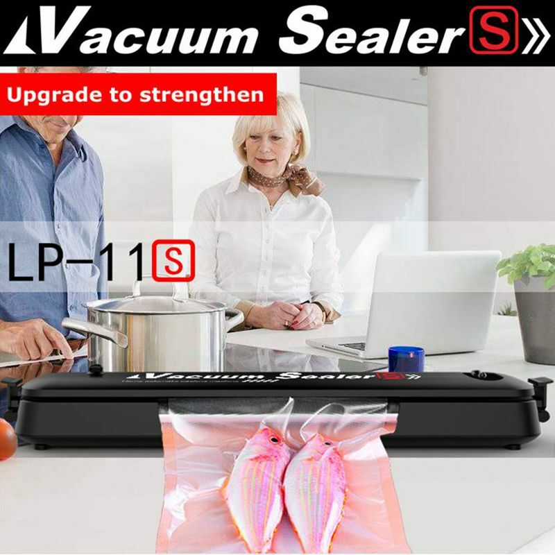 Vacuum Plastic Food Bag Sealer For Kitchen Upgraded Waterproof Automatic Household Food Storage Packing Machine With Free Bags