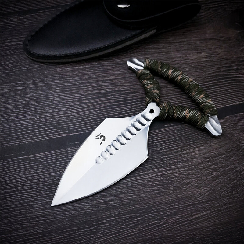 BOS& BM 176 Pocket Fixed Blade Hunting Knife All Steel Outdoor Self Defense Rescue EDC Tool Tactical Emergency Survival Knives