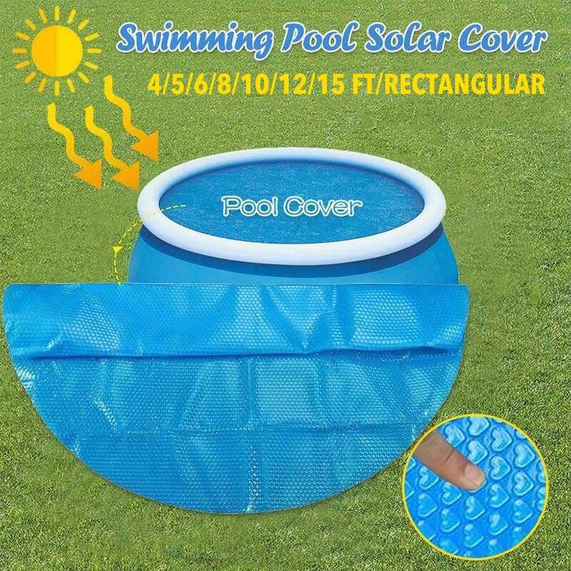 Cubierta de PE para piscina, película aislante de burbujas, impermeable, a prueba de polvo, para jardín al aire libre, accesorios para piscina