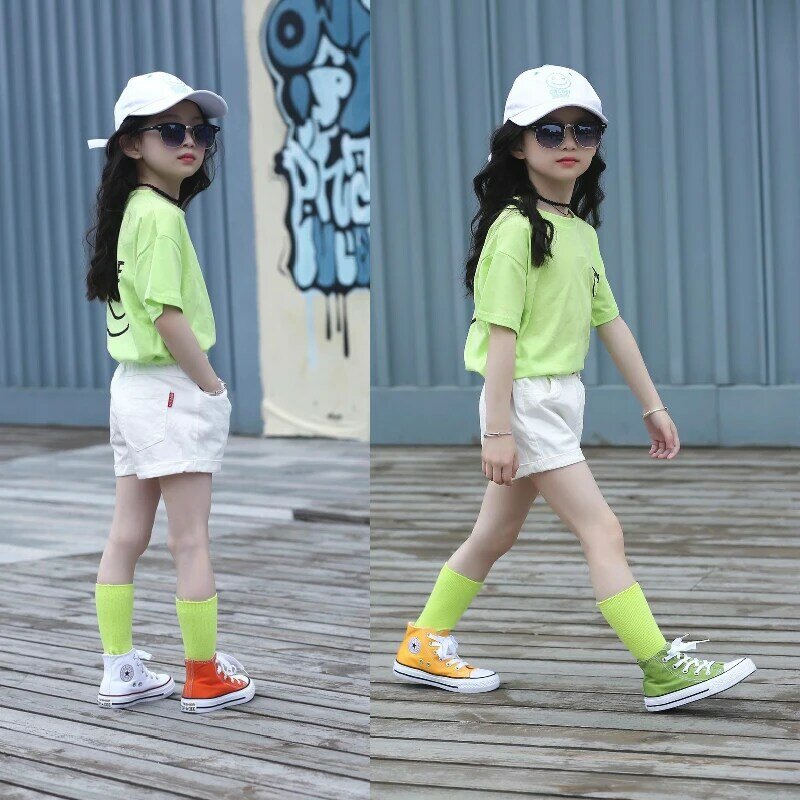 Crianças sapatos para a menina do bebê tênis 2021 primavera moda dedo do pé alto da lona da criança menino sapatos crianças clássico meninas sapatos de lona