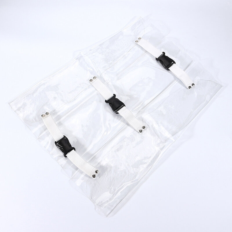 Clear Plastic Dental Chair Cushion Foot Mat Pad Dental Seat Unit Dustproof Cover Protector With Elastic Bands Clinic Supply