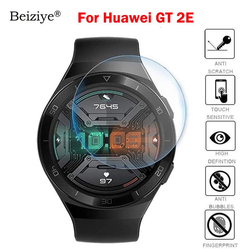 สำหรับ Huawei Watch GT 2e กระจกนิรภัยป้องกันหน้าจอฟิล์ม Gt 2e Smartwatch หน้าจอป้องกันฟิล์มสำหรับ Huawei Watch GT 2e 46มม.