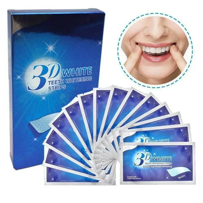 Tooth Whitening Dry Tooth Paste Bleaching Tooth Sticky Gel Whitening Strip High Elastic Oral Care Hygiene Toothpaste