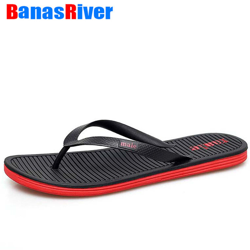 Lançamento sandálias masculinas de tamanho grande, sapatos casuais para o verão de alta qualidade para praia, chinelos antiderrapantes