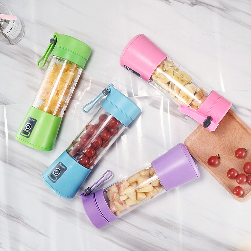 충전식 미니 휴대용 USB 전기 과일 믹서, 핸드 헬드 스무디 메이커, 블렌더, 주스 컵 교반