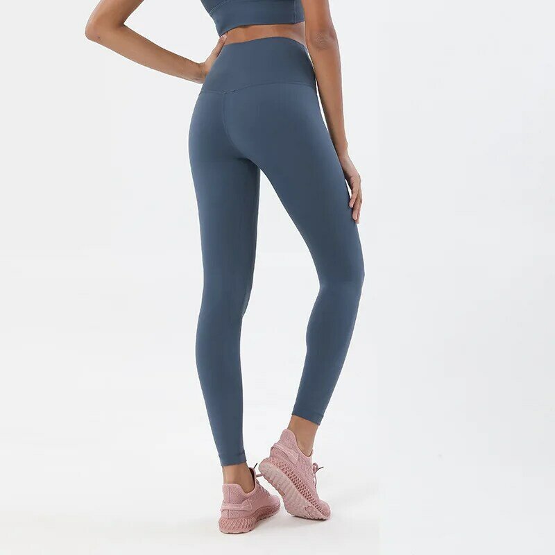 Skinny Hoge Taille Gym Leggings Vrouwen Tummy Controle Yoga Broek Elastische Sport Panty Running Naaktheid Fitness Leggings