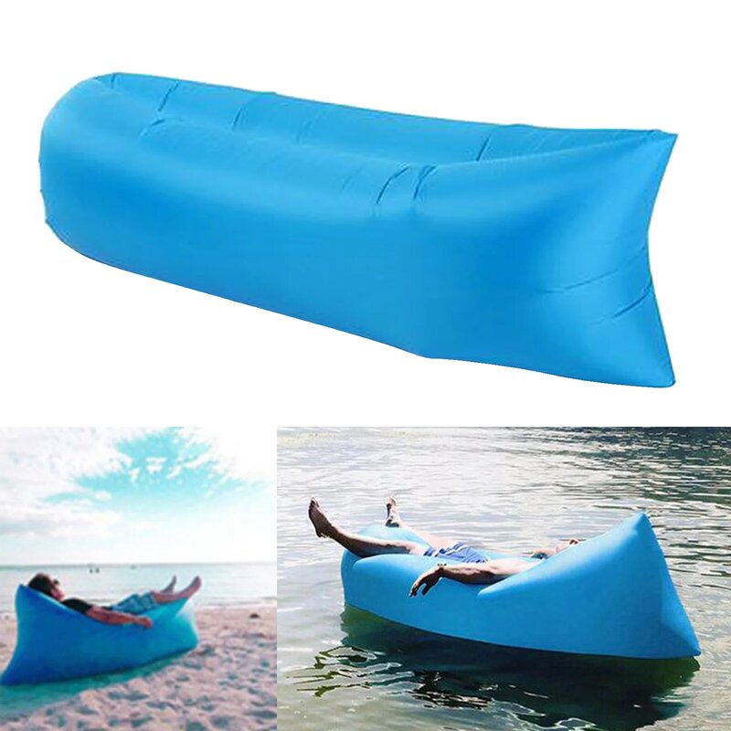 2021  Inflatable Air Bed Sofa Lounger Couch Chair Bag Hangout Outdoor Camping Beach Indoor Adults Kids Free shipping Promotion