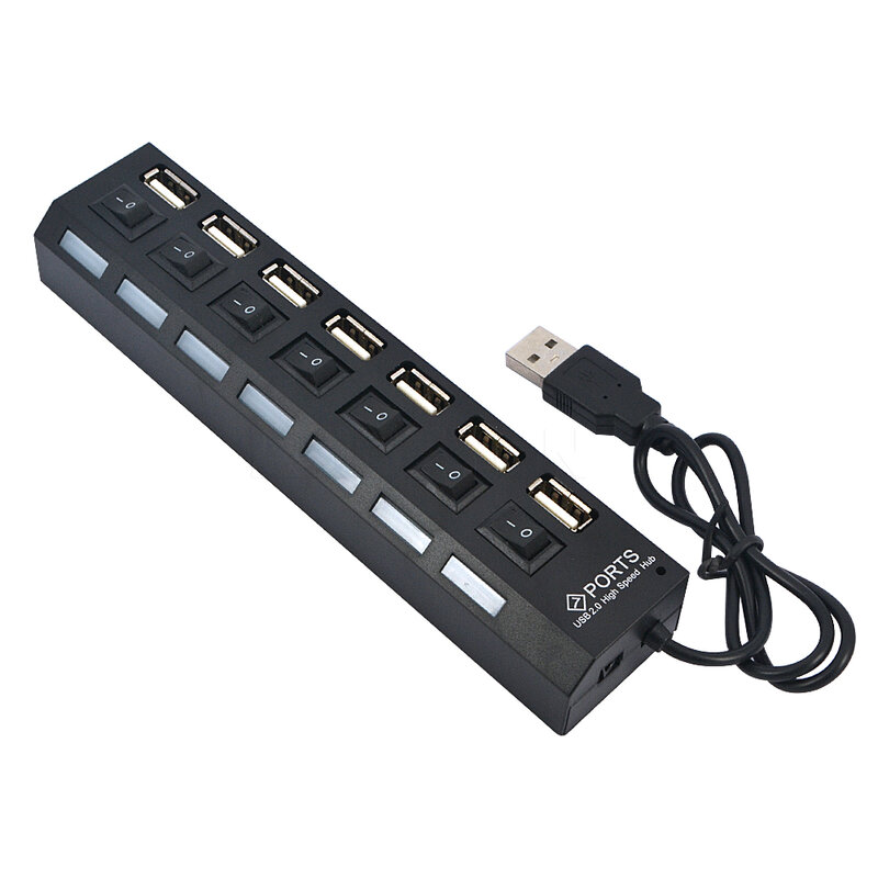 USB-хаб с 7 портами, 2,0, 7 портов