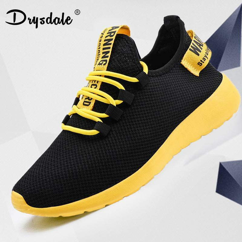 Drysdali tênis masculino vulcanizado, sapatos casuais respiráveis antiderrapantes de amarrar, tênis leve para homens, 2021