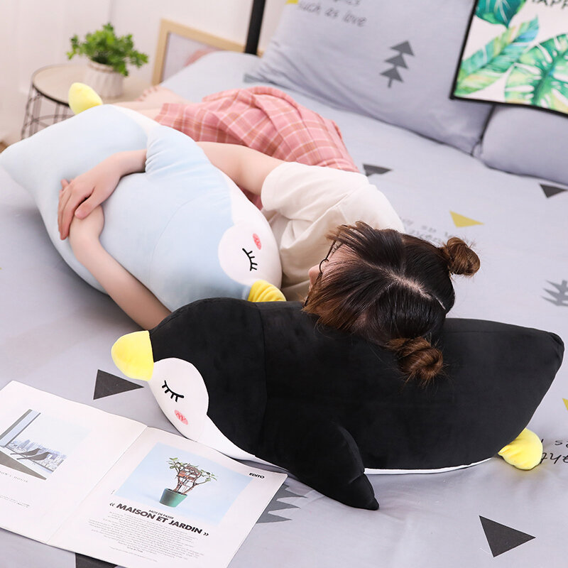 1pc 50/70cm Cute Soft Penguin Plush Toys Staffed Cartoon Animal Doll Fashion Pillows for Kids Baby Lovely Girls Christmas Gift