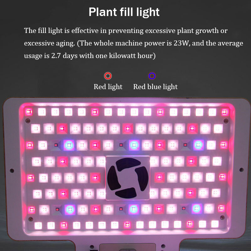 Intelligente Hydrokultur Box Innen Soilless Anbau Ausrüstung LED Füllen Licht Gemüse Pflanzung Maschine Kindergarten Blumentopf