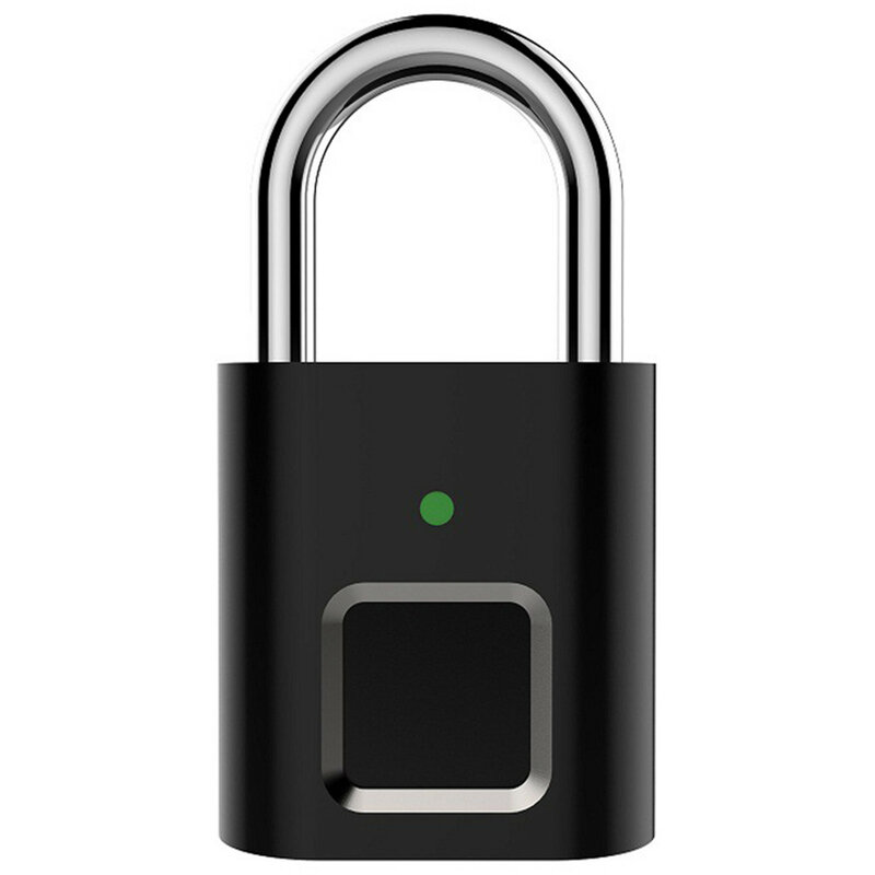Security Door Lock Smart Keyless USB Rechargeable Fingerprint Padlock For Locker Intelligent Home Keyless Lock