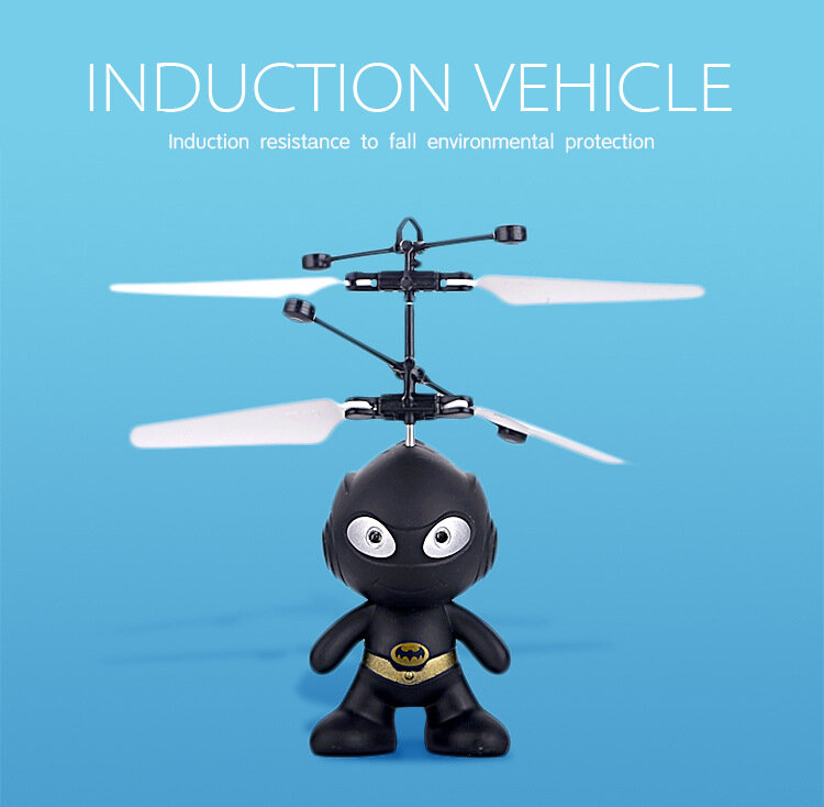 Игрушка для мальчиков с дистанционным управлением Летающий подвесной индукционный самолет вертолет с дистанционным управлением
