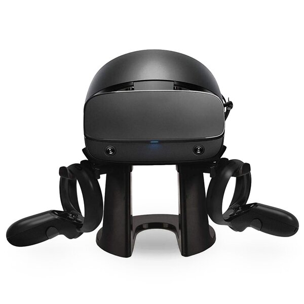 Vr Berdiri Headset Tampilan Pemegang dan Stasiun untuk Oculus Rift S Oculus Quest Headset Tekan Pengendali