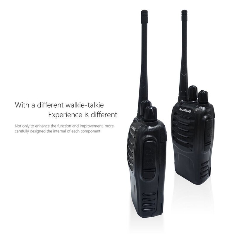 Baofeng-walkie-talkie recargable, radio de dos sentidos, 5W, 2 vías, VHF/UHF, portátil, BF-888S