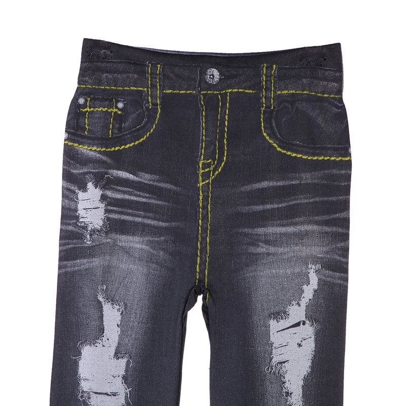 سروال جينز كوري ضيق, سروال جينز كوري أنيق سليم جينز بفتحات تسعة من السراويل تقديم السراويل