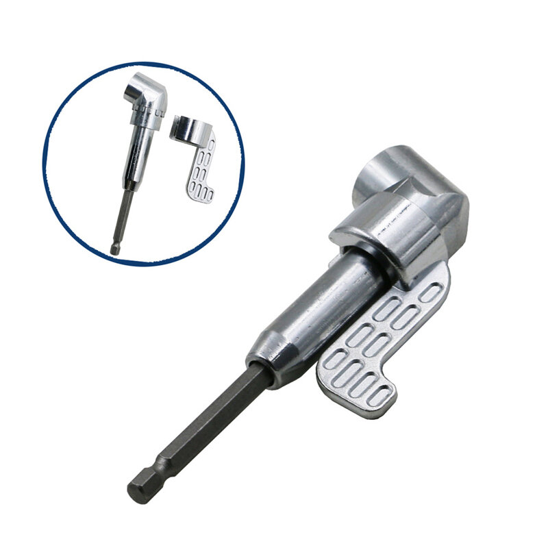 1/4In Magnetic Driver Drill Bit Adapter 105 Degree Right Angle Electric ScrewDriver Bit Angle Adapter