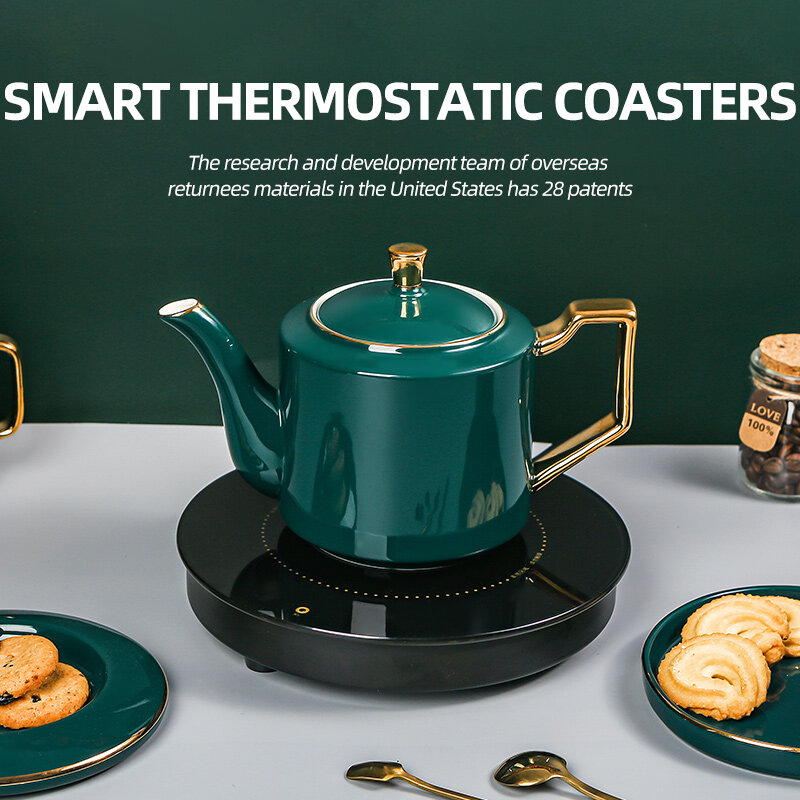 Smart Hot Thee Warme Thee Mat Isolatie Base Warm Cup Mat Cup Heater Hot Melk Mat Thermostatische Schat