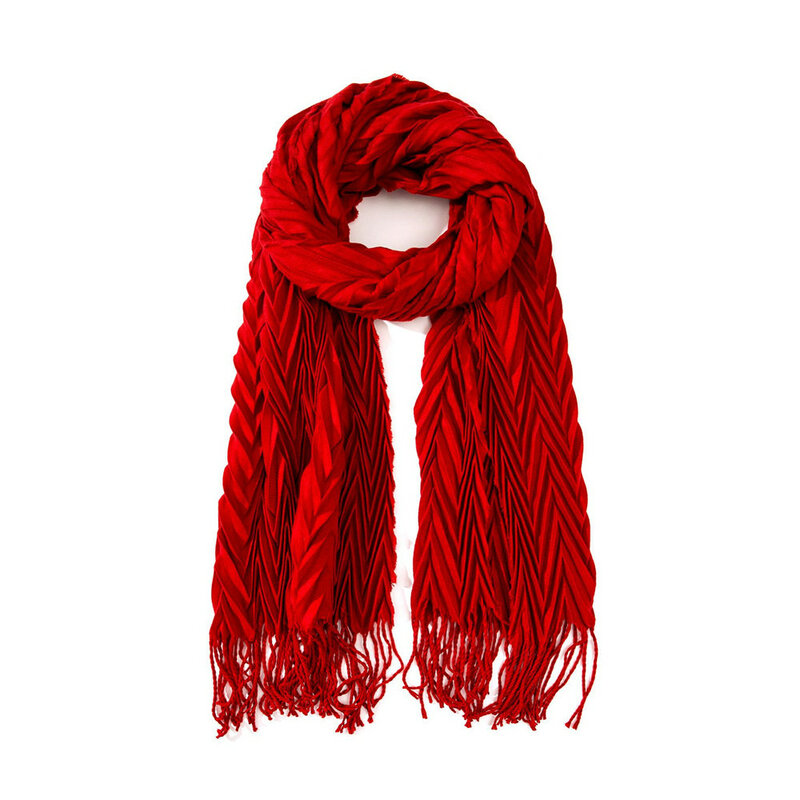 Женский однотонный шарф, саржевый шарф со складками и кисточками, теплые зимние шарфы, шали, Женский тканый шарф, женские пледы с оборками