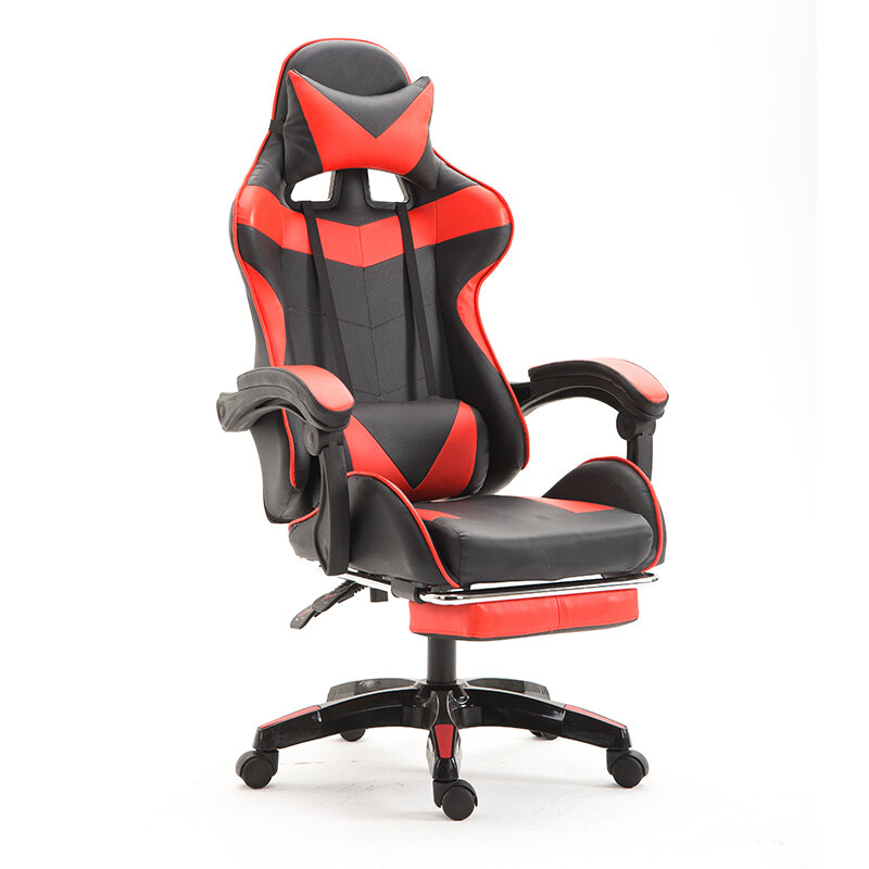 Soft Leather Gaming Chair High Quality Reclining Computer Chair Ergonomic Office for Lounge Cafe Home Furniture