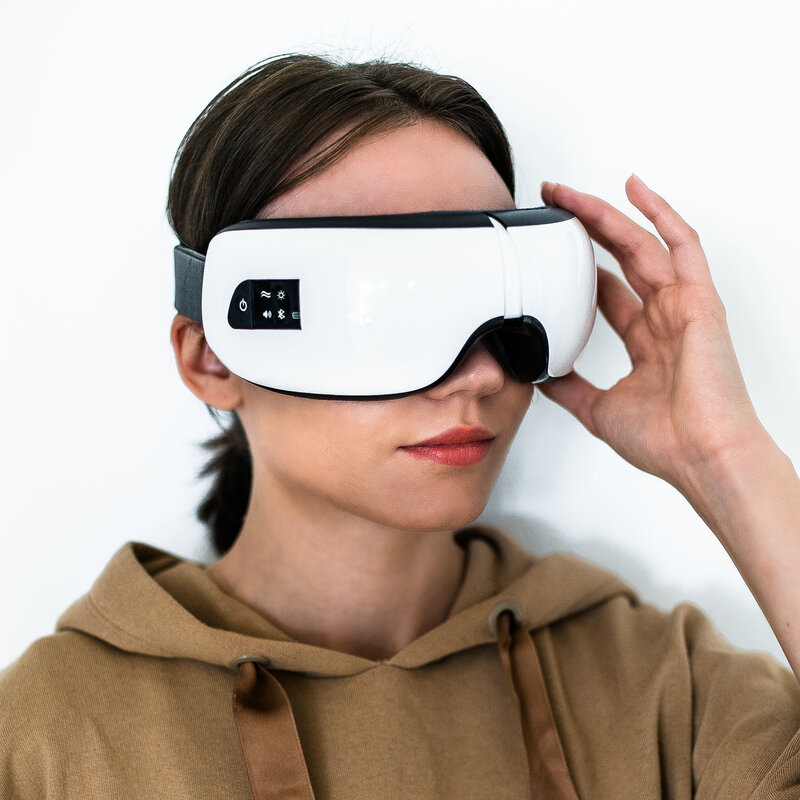 Ksbelle-masajeador ocular inteligente 3D/6D para ojos, arrugas, gafas eléctricas de masaje con calor, fatiga, ojeras, dolores de cabeza