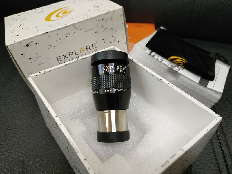 Explore Scientific 4.7mm 82-degree Wide-Angle Eyepiece Crushes Nitrogen Waterproof ES 82Eyepiece