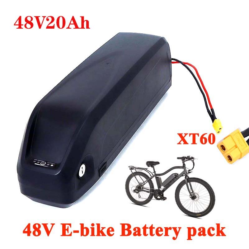 Bateria para bicicleta elétrica, motor para conversão, usb 18650 w, 48v, 20ah, 13s, 1000