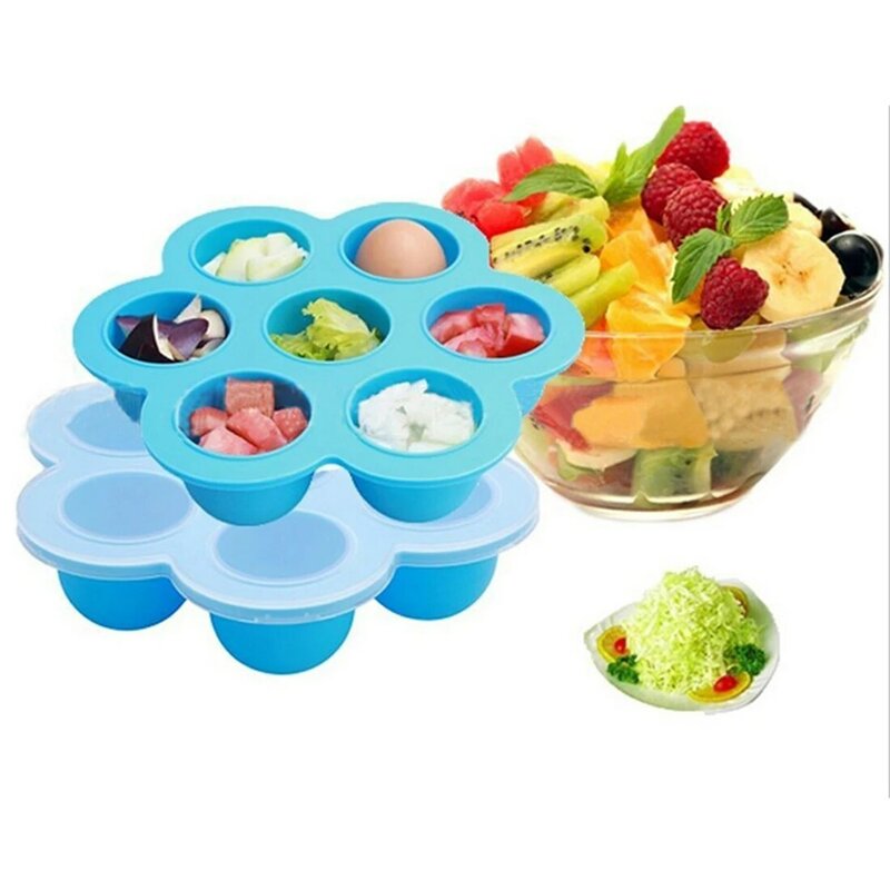Contenitore per alimenti per bambini frutta per neonati scatola per la conservazione del latte materno congelatore vassoio per frutta