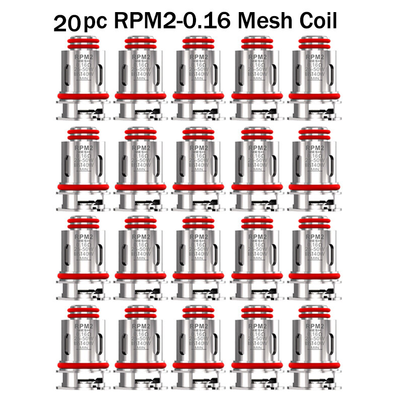 5 pcs originais rpm2 vagens rpm2 0.16ohm bobina de malha para nord x/thallo/nord 4/ipx 80 kit núcleos