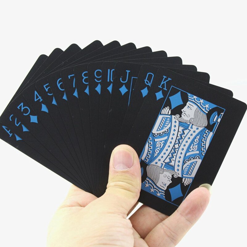 Cartes à jouer imperméables pour Poker en PVC, cadeau créatif et Durable