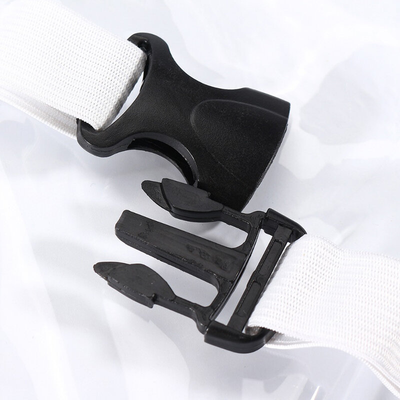 Almofada para pés de cadeira dental de plástico, protetor à prova de poeira com faixas elásticas