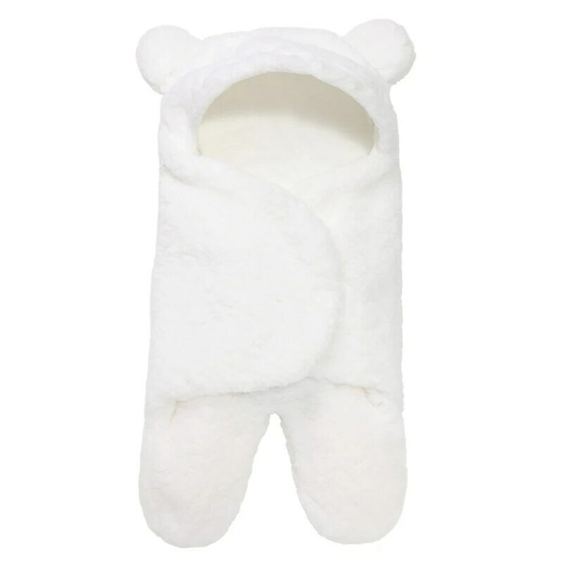 ถุงนอนเด็ก Ultra-Soft Fluffy ขนแกะเด็กแรกเกิดผ้าห่มเด็กทารกหญิง ClothesSleeping เนอสเซอรี่ Swaddle