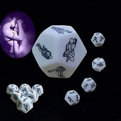 12 Sides Sex Love Dice Game Toy For Bachelor Sex Party Adults Couple