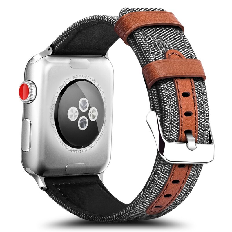 Pulsera de nailon para Apple watch, banda de 44mm y 40mm para iwatch series 5, 4, 3, 2, 42mm y 38mm, accesorios para Apple watch 5 y 4