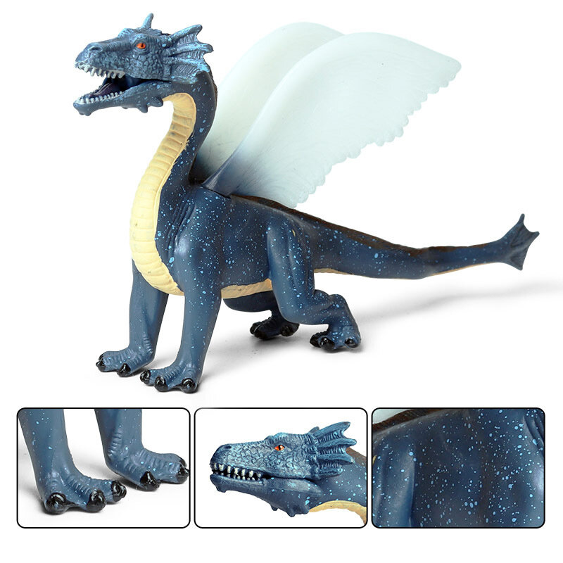 Детская игрушка, имитация мифологии, легенда, модель динозавра, летающий дракон, ледяной дракон, экшн-фигурка, детская коллекционная игрушк...