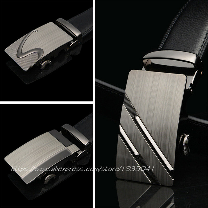 2021 New Gift Boutique Laser technology Alloy Metal Fashion Automatic Belt buckle Limited fit 3.5cm belt