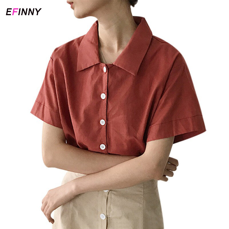 Camisa de chiffon de verão, blusas femininas, tops e blusas plus size z, blusas femininas retrô sem ombro, costura, gola redonda, manga curta